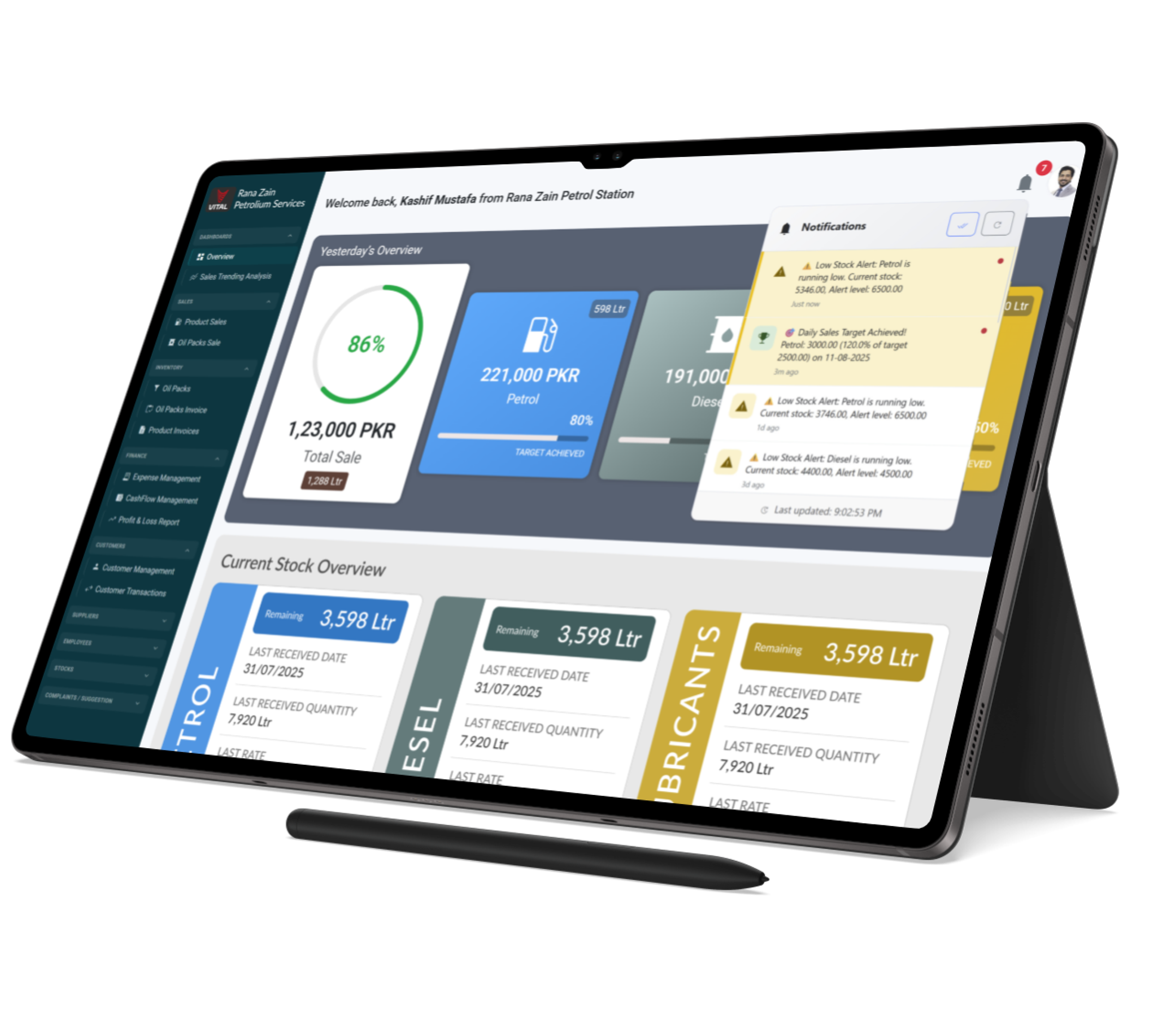 FuelBotics Web Dashboard